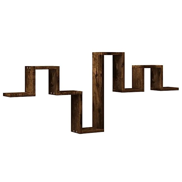 vidaXL Wandregal Räuchereiche 104,5x10x43 cm Holzwerkstoff 840727 günstig online kaufen