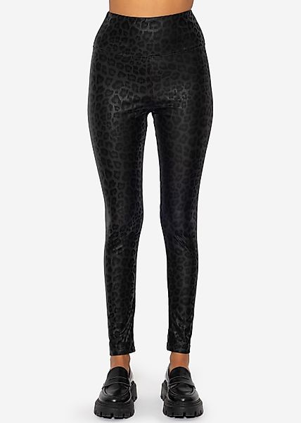 SASSYCLASSY Lederhose Highwaist Thermoleggings in Lederoptik günstig online kaufen