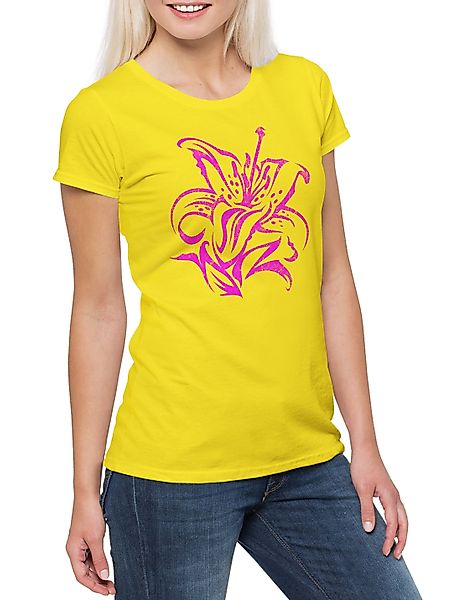 Urban Backwoods Print-Shirt Hawaii Flower I günstig online kaufen
