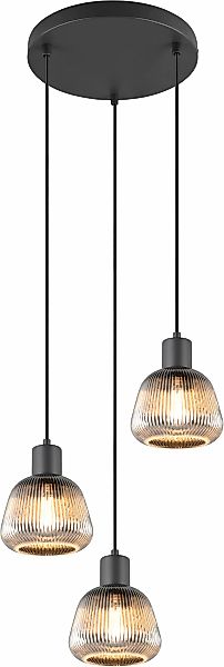 TRIO Leuchten Pendelleuchte »TARIFA, 3-flammige Hängeleuchte exkl 3xE27 max günstig online kaufen