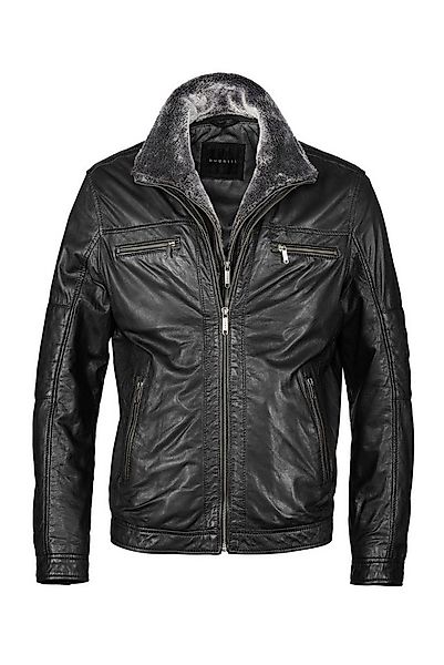 bugatti Lederjacke BUHEAVEN (1-St) mit Reißverschlusstaschen günstig online kaufen