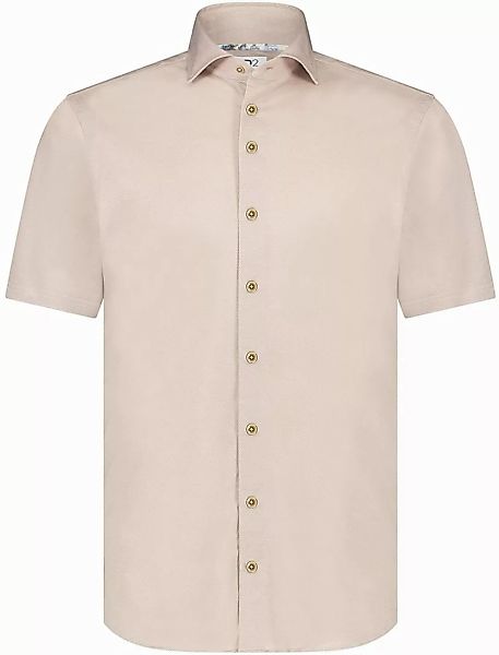 R2 Hemd Shortsleeve Knitted Piqué Beige - Größe 39 günstig online kaufen