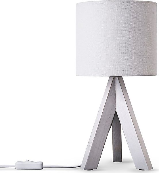 Paco Home Tischleuchte »BAJO CANVAS UNI COLOR«, 1 flammig, Leuchtmittel E14 günstig online kaufen