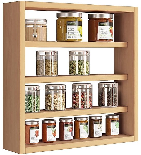 VCM Hängeschrank Holz Wandregal Gewürzregal Regal Küche Esaldi S günstig online kaufen