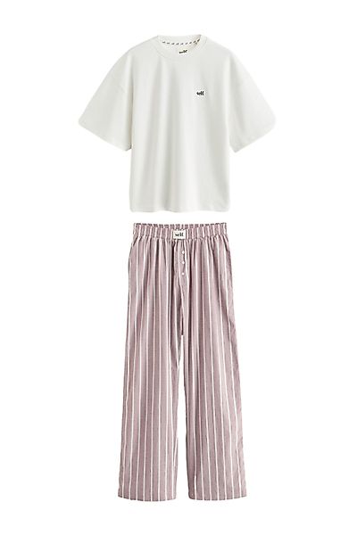 self Pyjama Self. Kurzarm-Schlafanzug aus 100 % günstig online kaufen