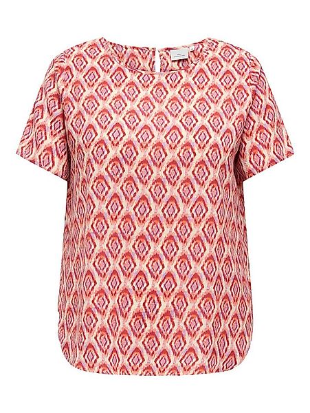 ONLY CARMAKOMA Shirtbluse CARVICA SS TOP WVN NOOS Materialmix, regular fit günstig online kaufen