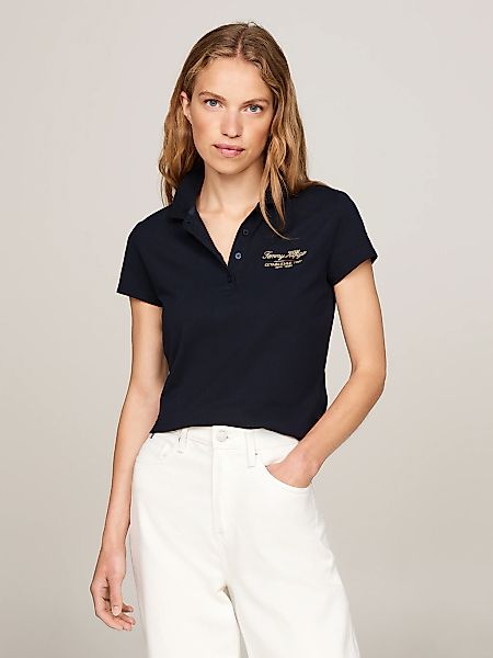 Tommy Hilfiger Poloshirt "SLIM SCRIPT GRAPHIC POLO SS", mit Tommy Hilfiger günstig online kaufen