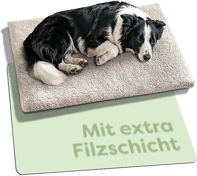Knupis Tierdecke HAUPT - Selbstheizende Hundedecke - Große Hundematte 90x60 günstig online kaufen