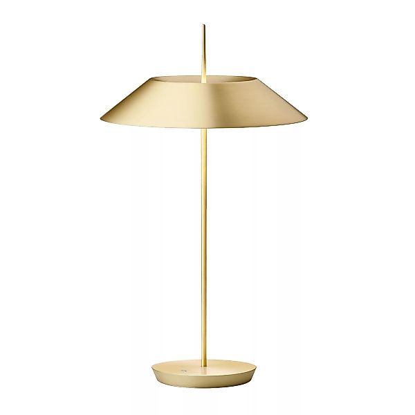 Vibia - Mayfair 5505 LED Tischleuchte - gold/satiniert/H 52cm / Ø 30cm/2700 günstig online kaufen