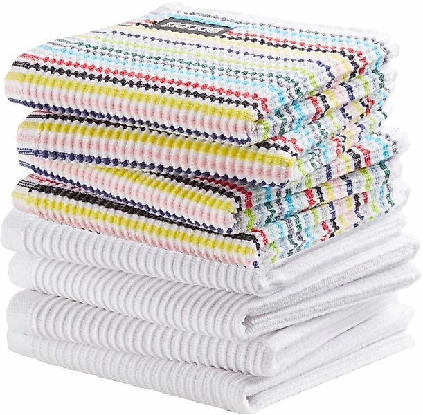 DDDDD Spültuch "Basic-Fun" Combiset : 4x Basic & 4 Fun Multi günstig online kaufen