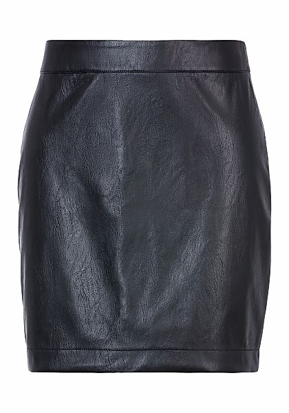 BOSS ORANGE Lederimitatrock "Vancesca Premium Damenmode", mit Reißverschlus günstig online kaufen