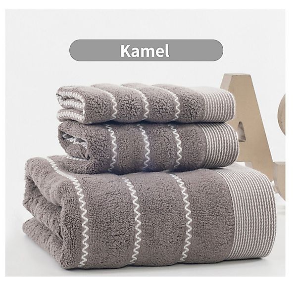 BYSURE Handtuch Set, Baumwolle (3-St), Badetuch günstig online kaufen