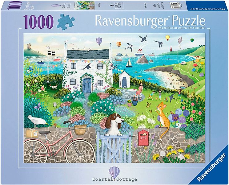 Ravensburger Puzzle Coastal Cottage, 1000 Puzzleteile, günstig online kaufen