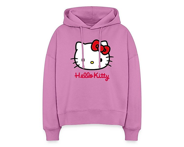 Spreadshirt Hoodie Hello Kitty Klassisch Mit Schriftzug Frauen Boxy Organic günstig online kaufen