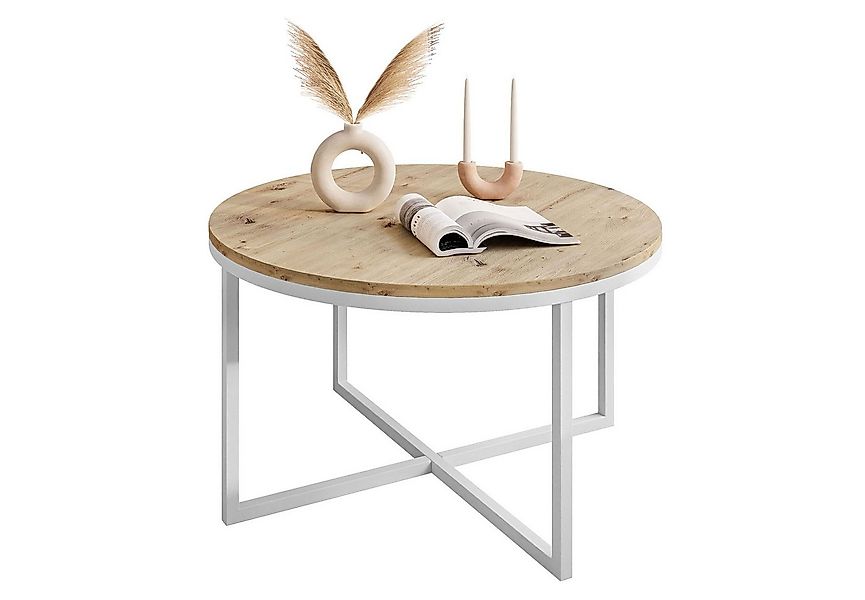 Lookway Couchtisch CIRI-X LOFT (1 Tisch), Durchmesser: ⌀70 cm günstig online kaufen