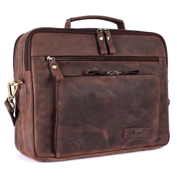 Benthill Aktentasche Echt Leder Laptoptasche Notebooktasche günstig online kaufen