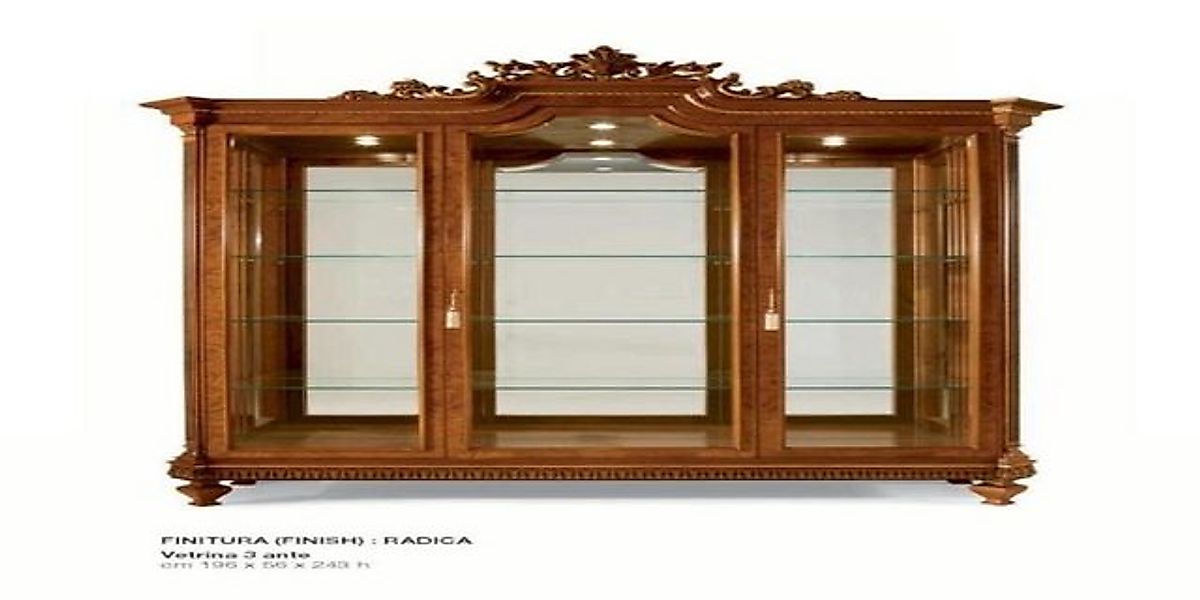 JVmoebel Vitrine Vitrine Schränke Vitrinen Holz Luxus Wohnzimmer Möbel Schr günstig online kaufen