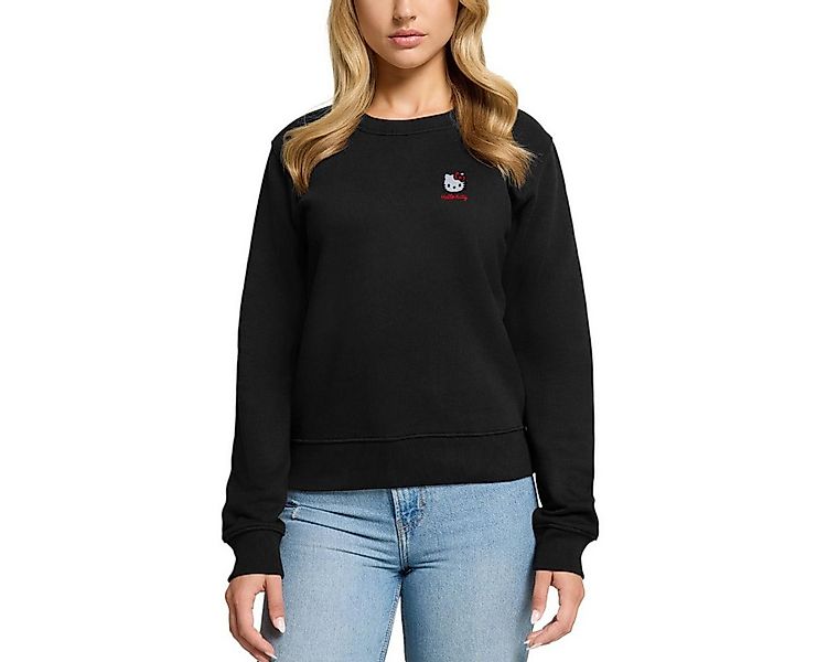 Spreadshirt Sweatshirt Hello Kitty Stick Portrait Damen Premium Pullover (1 günstig online kaufen