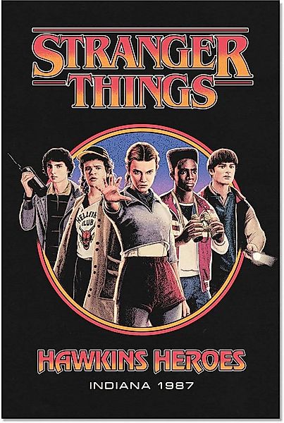 Poster Stranger Things - Staffel 5 - Heroes - Poster 61x91,5 cm günstig online kaufen