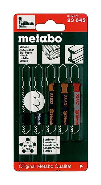 metabo Stichsägeblatt (5-St), Stichsägeblattsortiment 2 Holz günstig online kaufen