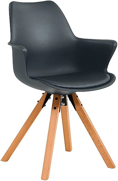 SalesFever Esszimmerstuhl "Monza - Stilvoller Armlehnstuhl fürs Esszimmer" günstig online kaufen