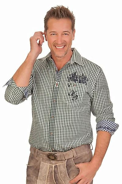KRÜGER BUAM Trachtenhemd Trachtenhemd - OLIVER - grün günstig online kaufen