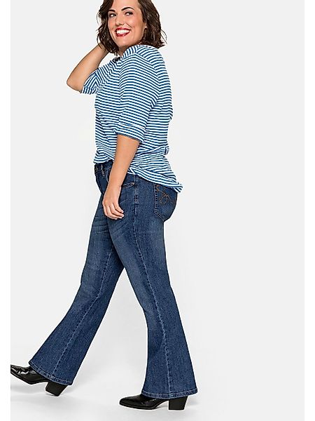 Sheego Bootcut-Jeans Große Größen in 5-Pocket-Form, günstig online kaufen