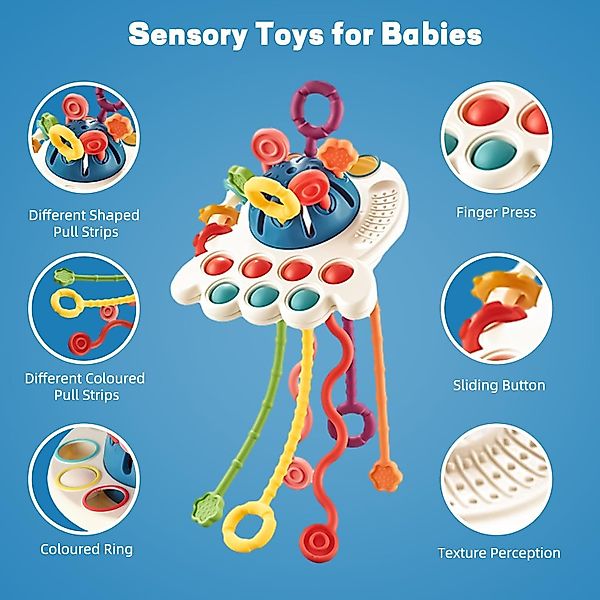 RWEUOQ Lernspielzeug Montessori Spielzeug Pull String günstig online kaufen