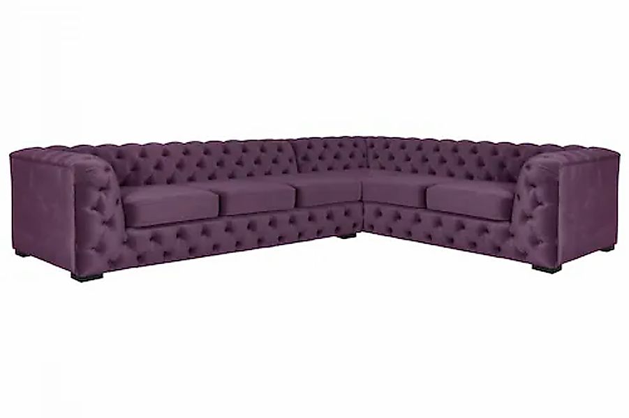 Home affaire Chesterfield-Sofa »KALINA L-Form«, hochwertig Chesterfield-Aus günstig online kaufen