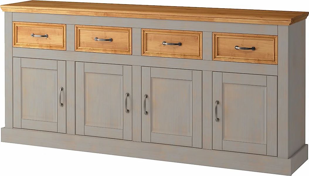Home affaire Sideboard "Selma" Kommode mit 4 Türen und 4 Schubkästen günstig online kaufen