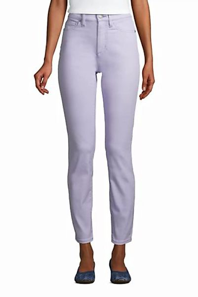 Slim Fit Öko Jeans High Waist, Damen, Größe: XS Normal, Lila, Elasthan, by günstig online kaufen