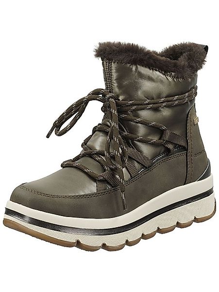 TOM TAILOR Tom Tailor Stiefelette Lederimitat/Textil Schnürstiefelette günstig online kaufen