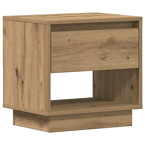 vidaXL Nachttisch Eiche Handwerklich 45 x 34 x 44 cm Holzwerkstoff 863335 günstig online kaufen