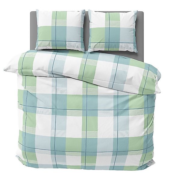 One Home Bettwäsche Modern, Biber, 3 teilig, kariert, kuschelig flauschig w günstig online kaufen
