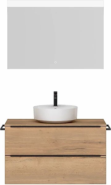 nobilia® Badmöbel-Set »Alvene« vormontiert, mit Soft-Close, 2 Stk. tlg. günstig online kaufen