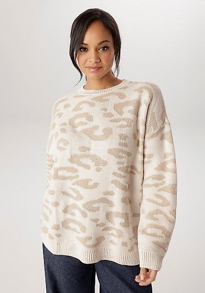 Aniston PLUS Strickpullover im Animal Dessin - NEUE KOLLEKTION günstig online kaufen