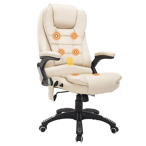 HOMCOM Schreibtischstuhl Bürostuhl mit Massagefunktion, mit günstig online kaufen
