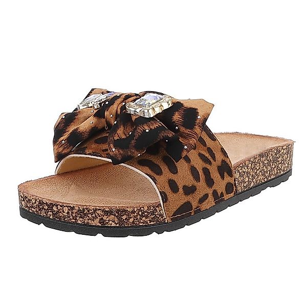 Ital-Design Elegante Damen-Sandalen mit Schleife und günstig online kaufen