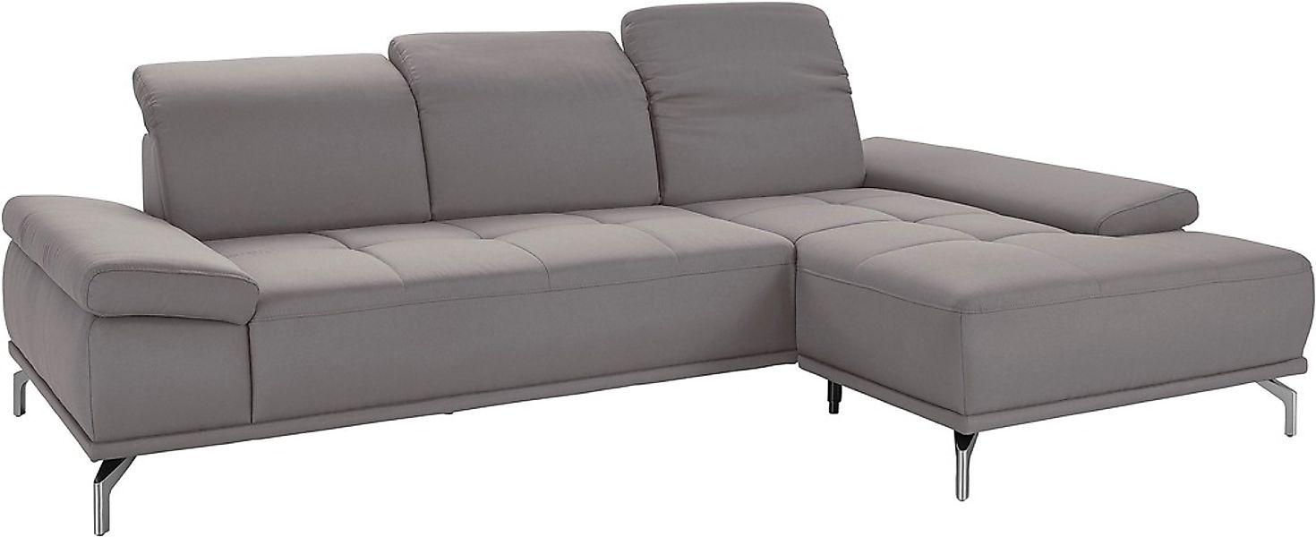 Places of Style Ecksofa "Caluna", Inkl.Sitztiefenverstellung, wahlweise mit günstig online kaufen