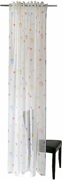 HOMING Gardine »Bubble«, (1 St.), Kinderzimmer, gemustert, Wohnzimmer, tran günstig online kaufen