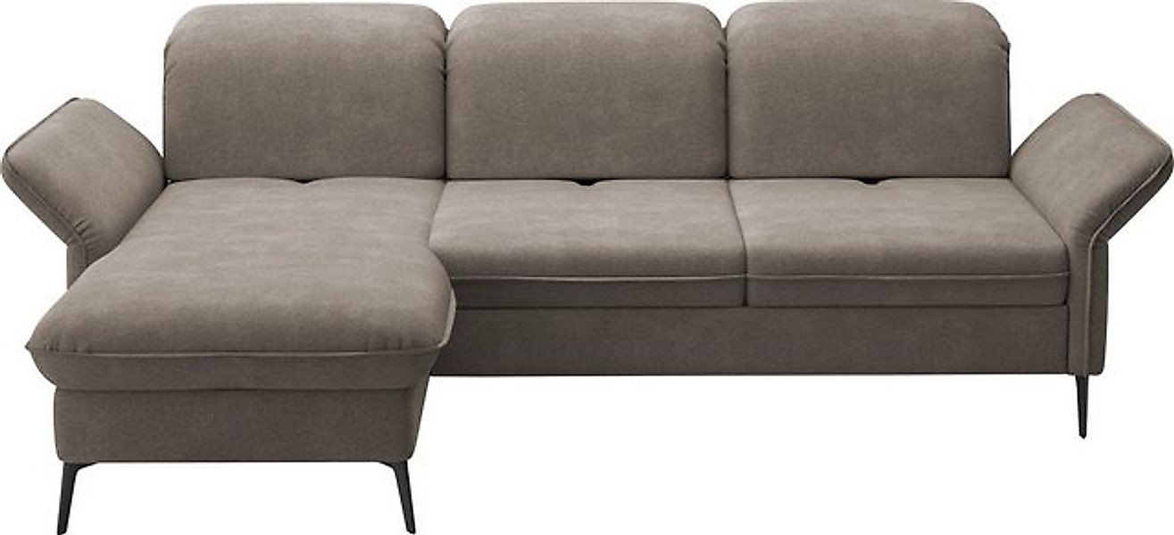 sit&more Ecksofa Emely, mit Sitztiefenverstellung optional mit Bettfunktion günstig online kaufen