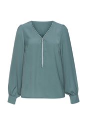 LASCANA Langarmbluse mit Reißverschlussdetail, elegante Damenbluse günstig online kaufen