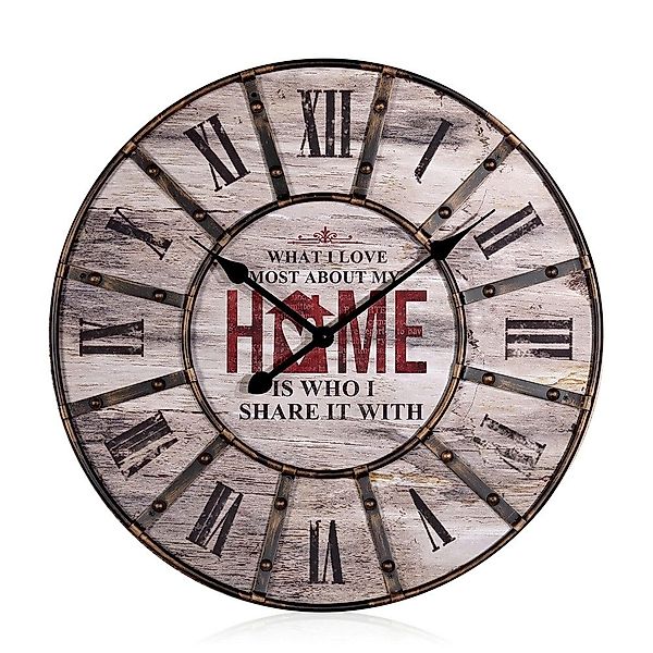 Mucola Wanduhr Bahnhofsuhr Küchenuhr XXL Dekouhr günstig online kaufen