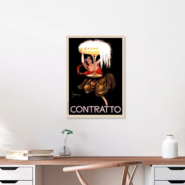 Poster / Leinwandbild - Leonetto Cappiello: Contratto günstig online kaufen