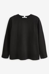 Next Langarmshirt Schweres Langarmshirt aus 100 % günstig online kaufen