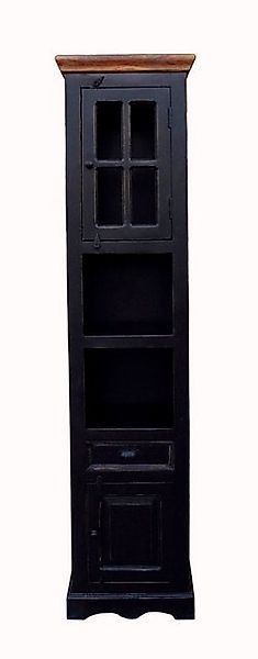dynamic24 Hochschrank Hochschrank CORSICA Mangoholz schwarz günstig online kaufen
