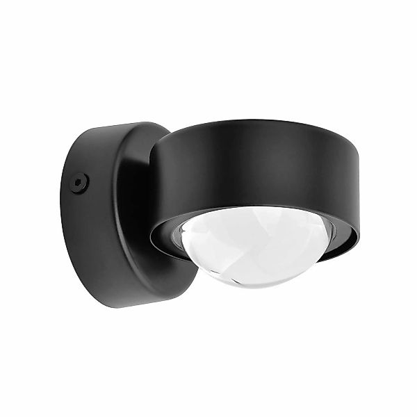 Lindby Wandstrahler Jyla, schwarz, 4.200 K, down, Linse günstig online kaufen