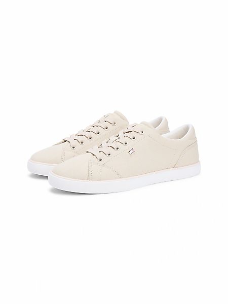 Tommy Hilfiger Plateausneaker "TH LOW PROFILE VULC CANVAS" Halbschuh, Schnü günstig online kaufen