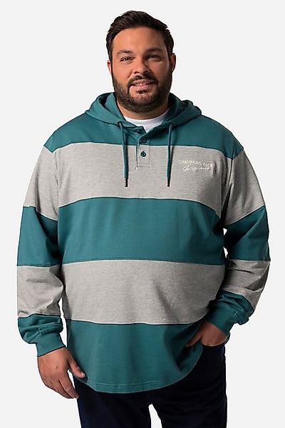 Men Plus Sweatshirt Men+ Hoodie Print-Motiv Kapuze bis 8 XL günstig online kaufen