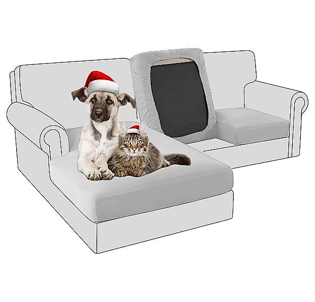 Coonoor Sofahusse 1/2/3 Sitz Stretch Samt Kissen Abdeckung, Sofa Sitzkissen günstig online kaufen